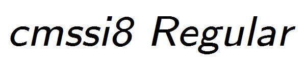 cmssi8 Regular字体