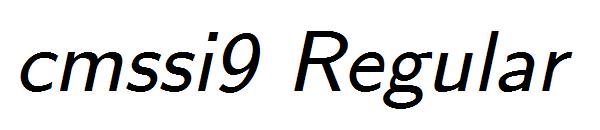 cmssi9 Regular字体