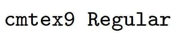 cmtex9 Regular字体