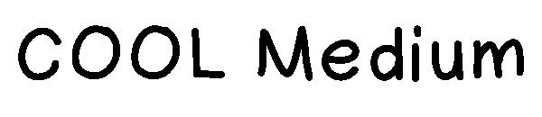 COOL Medium字体
