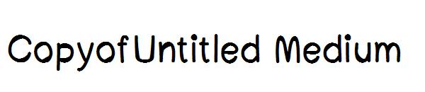 CopyofUntitled Medium字体