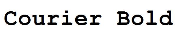 Courier Bold字体