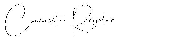 Canasita Regular字体