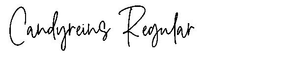 Candyreins Regular字体