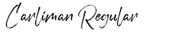 Carliman Regular字体