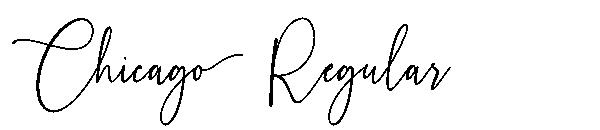 Chicago Regular字体
