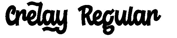 Crelay Regular字体