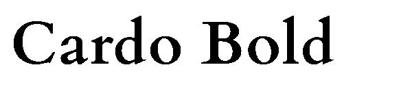 Cardo Bold字体
