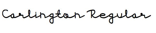 Carlington Regular字体