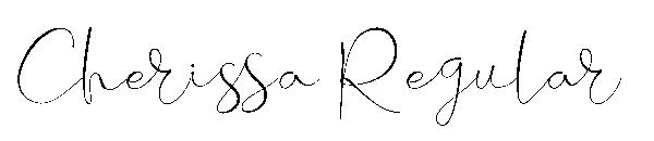 Cherissa Regular字体