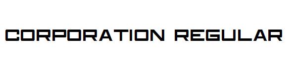Corporation Regular字体