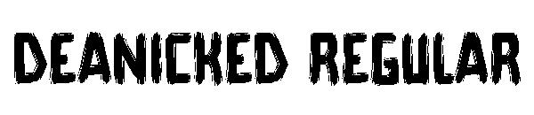 Deanicked Regular字体