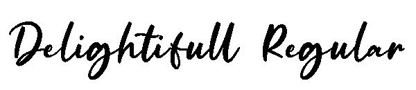 Delightifull Regular字体