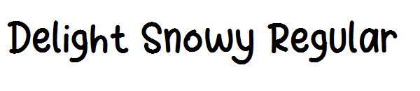 Delight Snowy Regular字体