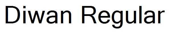 Diwan Regular字体
