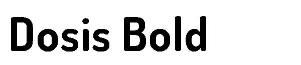 Dosis Bold字体