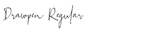Drawpen Regular字体