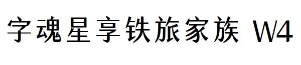 字魂星享铁旅家族 W4