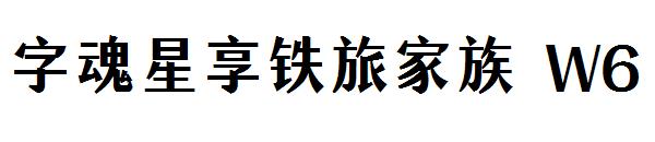 字魂星享铁旅家族 W6