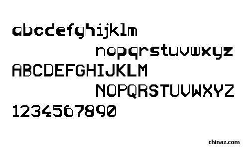 blue字体