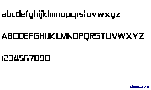 Zekton Dots字体c