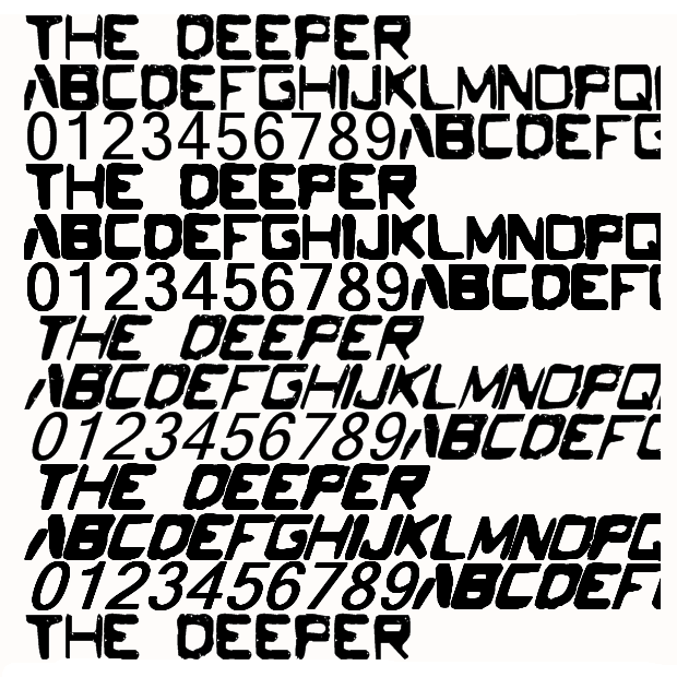 the_deeper字体下载