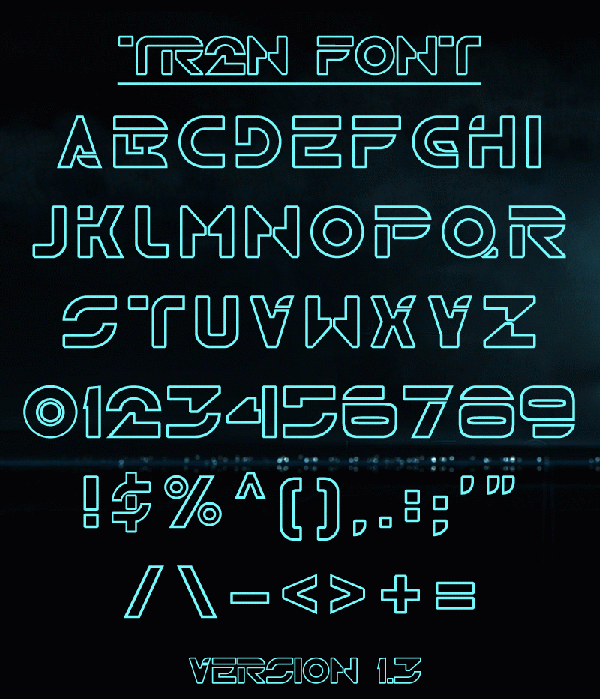 tr2n设计字体下载