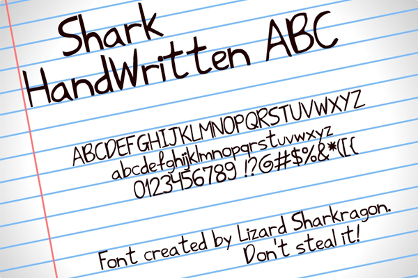 shark字体下载