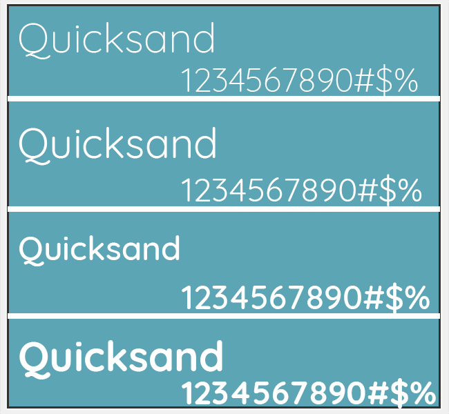 quicksand字体下载
