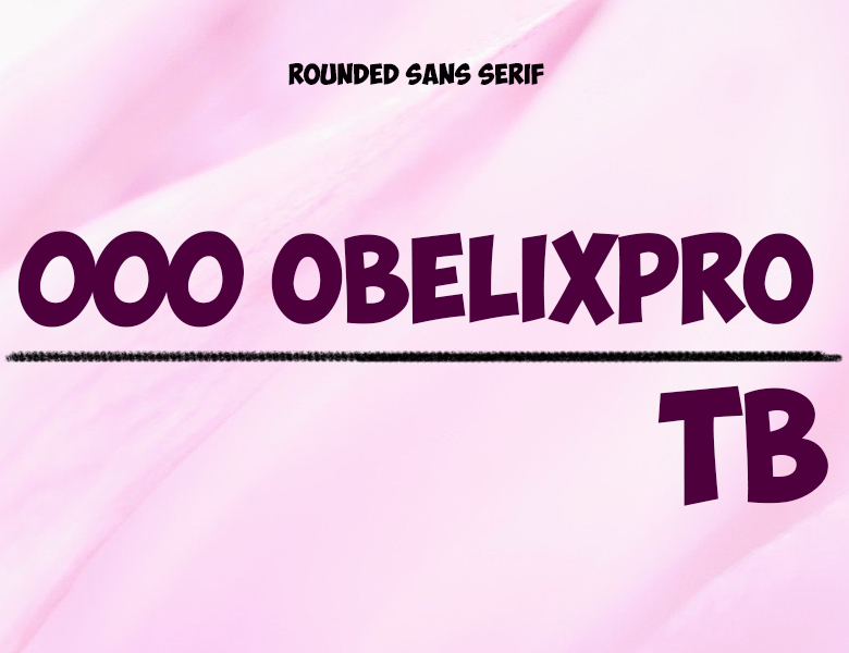 obelixpro字体下载
