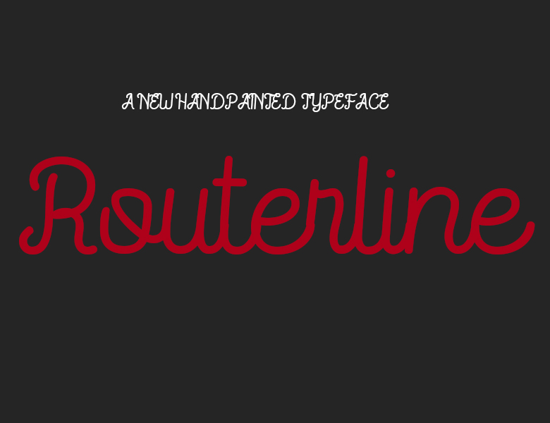 routerline字体下载