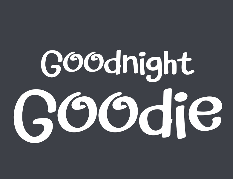 goodnightgoodie字体