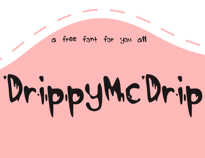 drippy-font字体下载