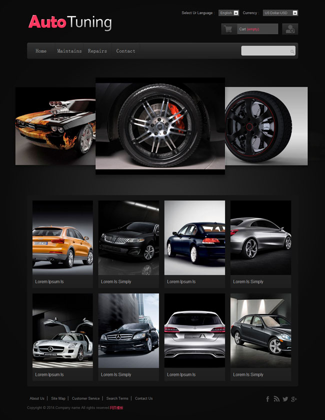 世界名车汽车网站模板（收集世界汽车品牌标志大全的网站）