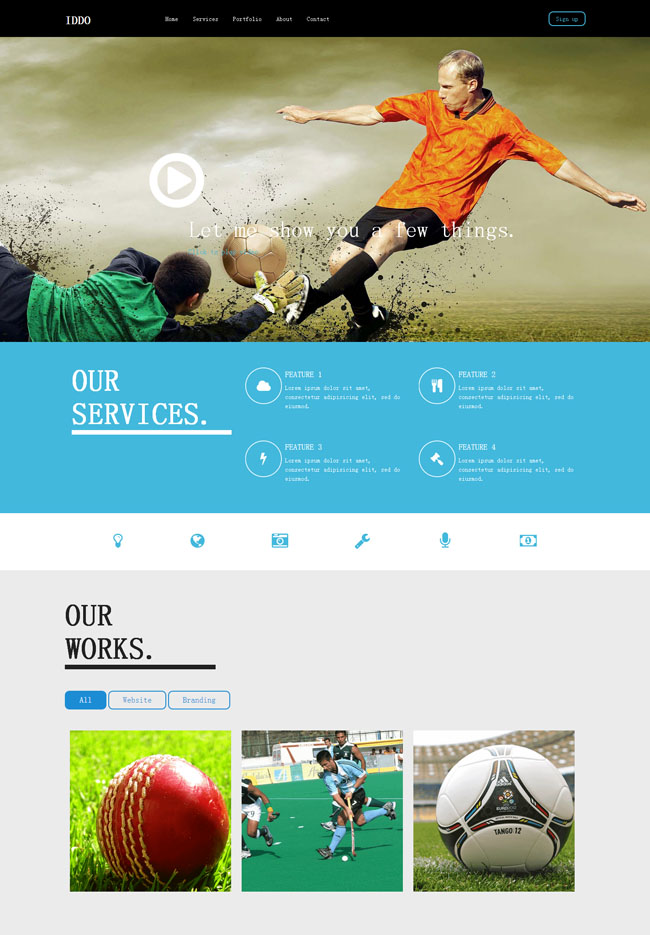 足球游戏网页模板（足球比赛模版）
