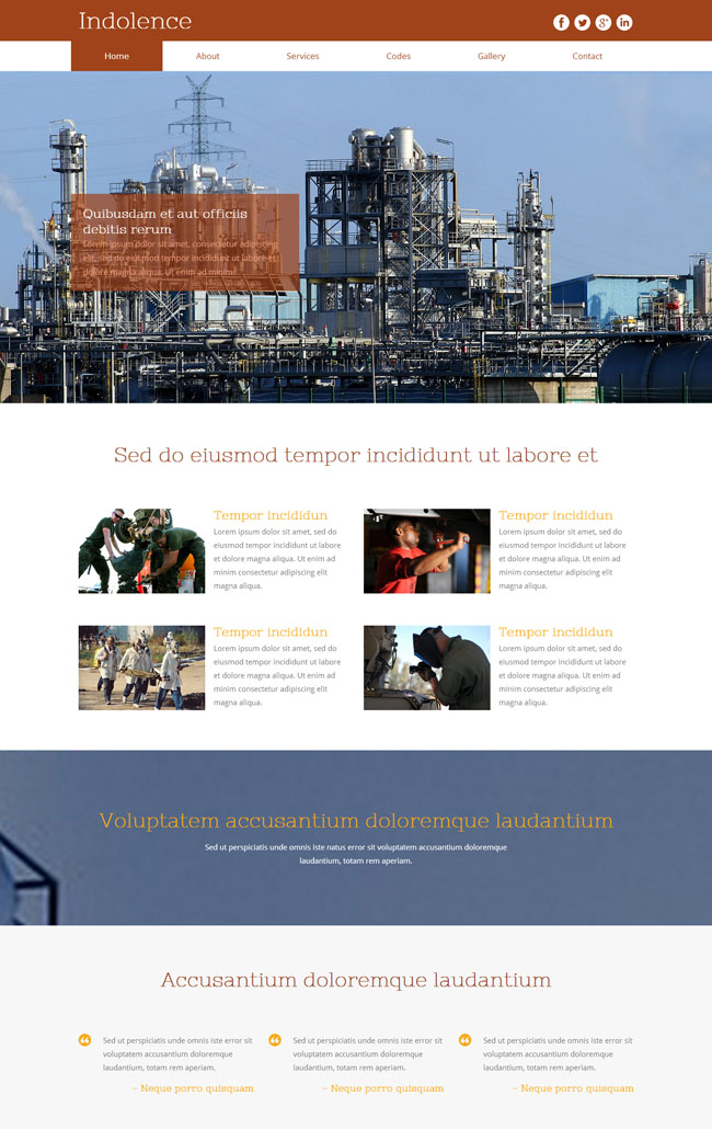 工业行业网站模板（工业网站大全）
