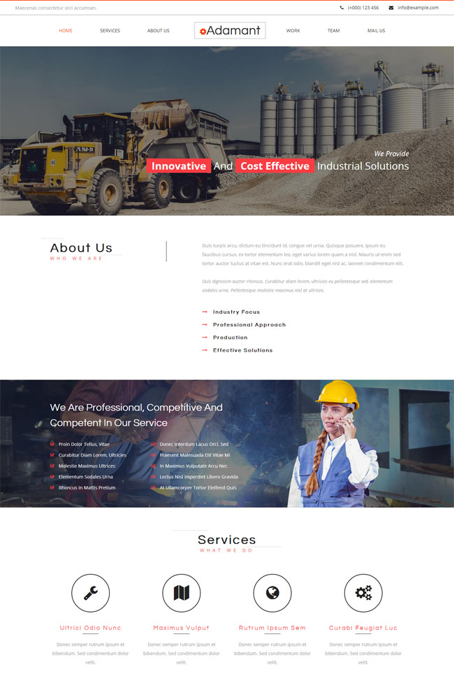 建筑行业服务公司网站模板（建筑业企业服务平台）