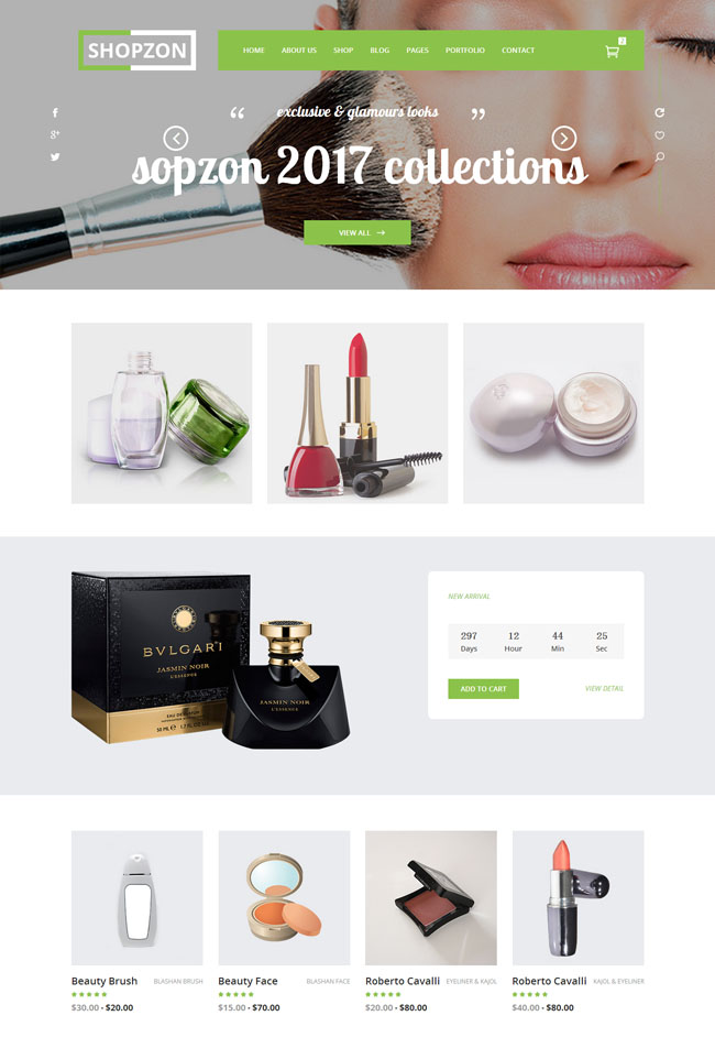 化妆品电子商务网站模板（化妆品电子商务平台）