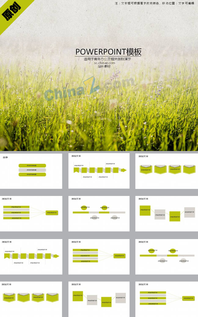 生物开题报告ppt模板下载