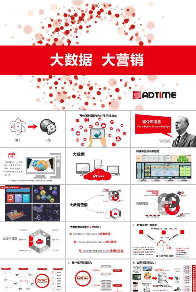 新闻大数据ppt模板免费下载