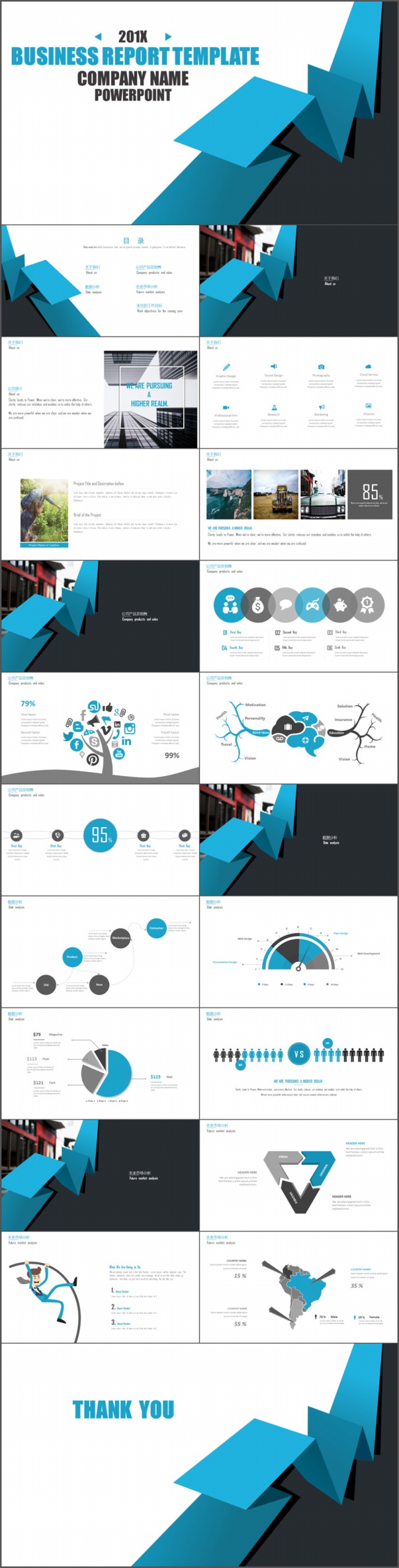 201X简洁商业计划PPT模板