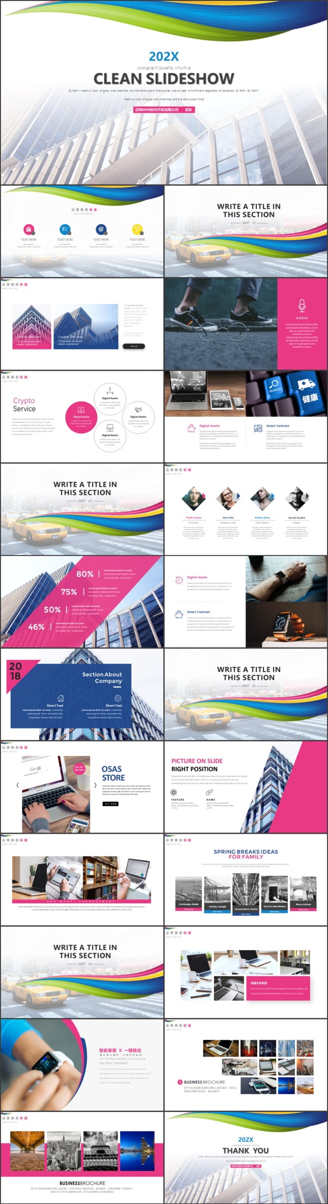 活动项目商业计划PPT模板