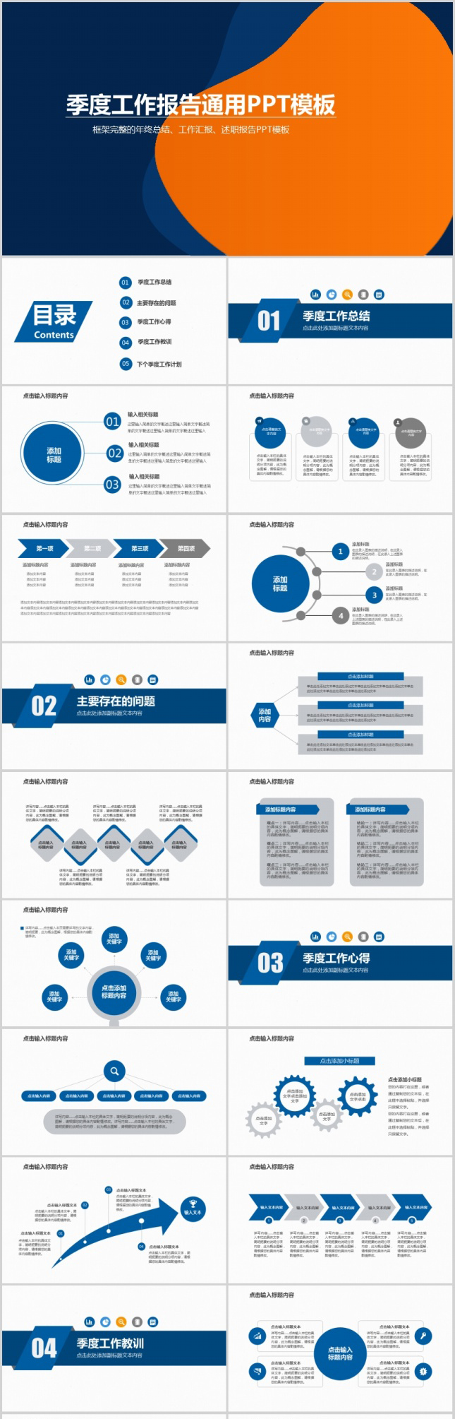 年终总结汇报工作PPT模板