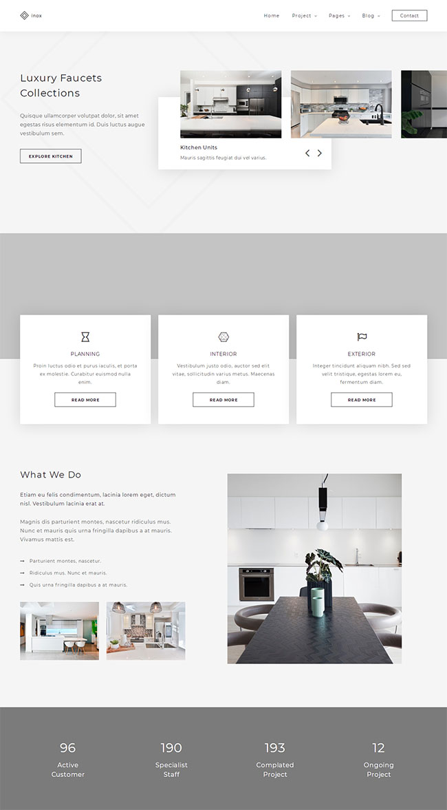 厨房室内设计公司网站模板（企业厨房设计）