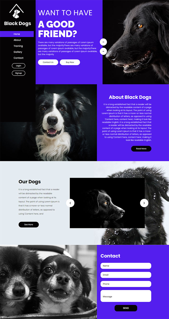 宠物狗交易平台网站模板（宠物狗的交易平台）