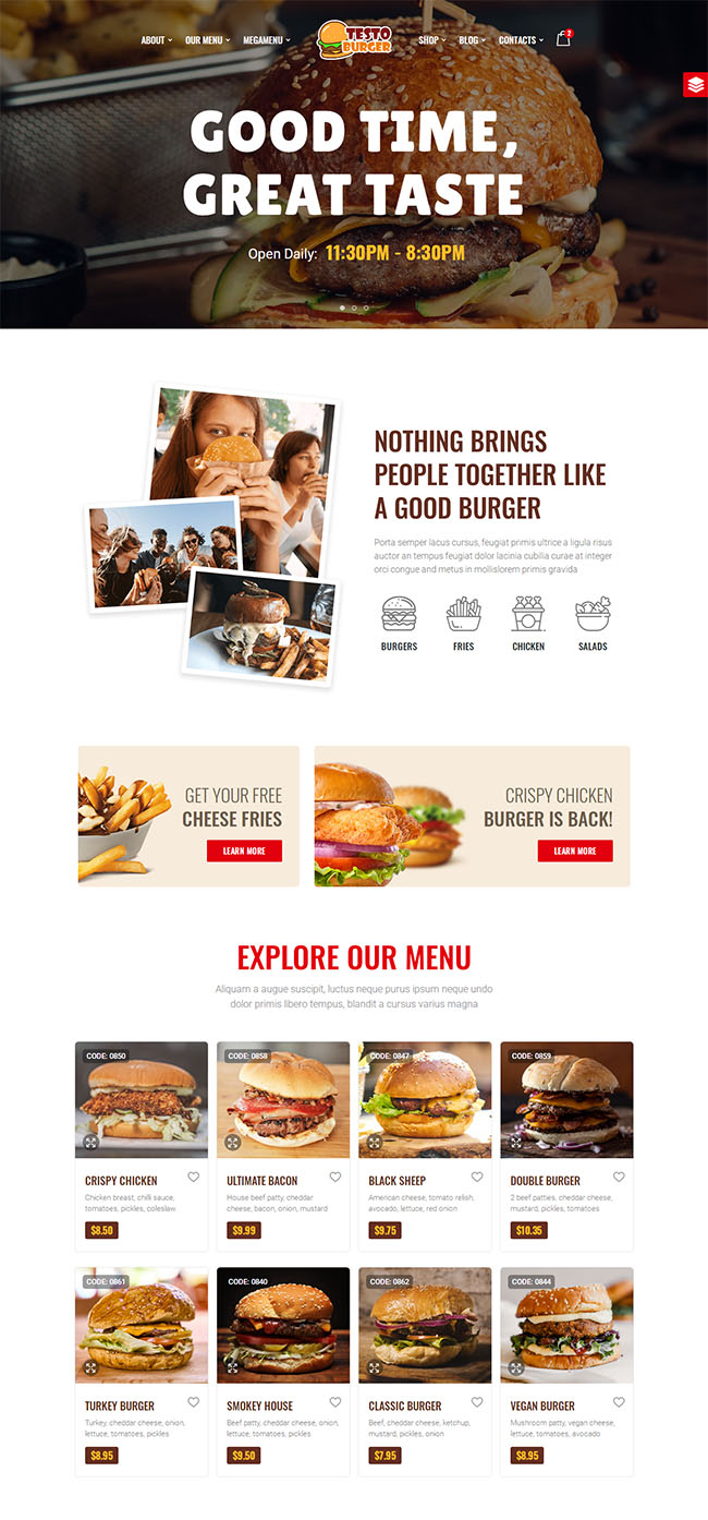 披萨咖啡快餐餐厅网站模板（站点披萨官网订餐网址）