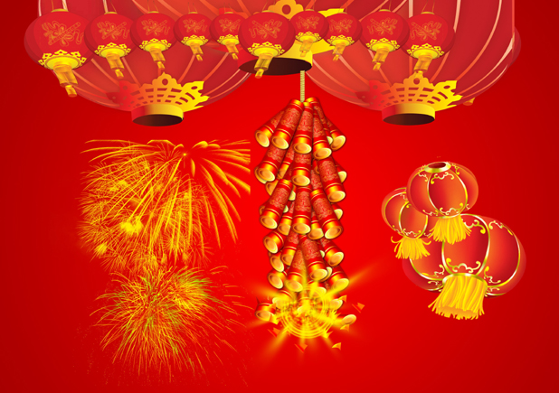 新年春节灯笼图片下载