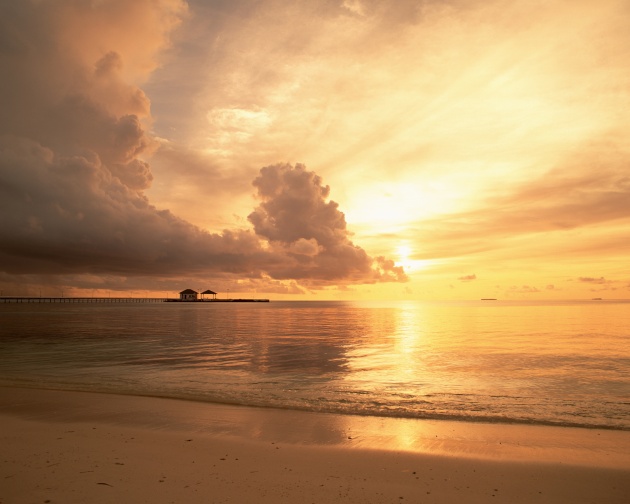海边的夕阳图片下载