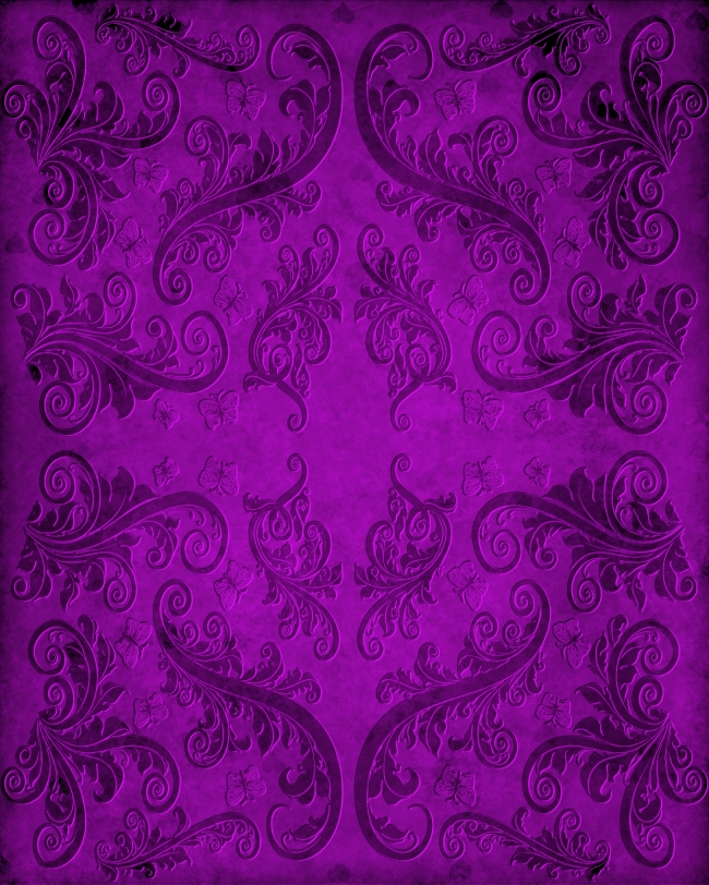 古典花纹紫红色图片