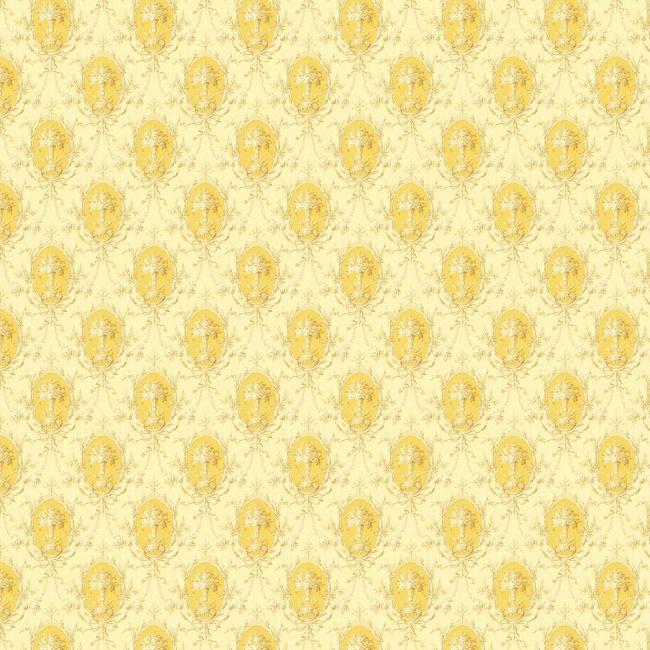 黄色复古花卉背景图片